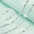 wholesale S925 Silver New Sweet Ladies Fashion Necklace Collarbone Chain Yixing Chain Jewelry Dropshipping from Source Factory-0-4