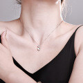 S925 Silver Shovel Series Small Spade Mossan Necklace for Women, Minimalist Luxury Design-0-2