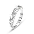 wholesale S925 Sterling Silver Japanese and Korean New Fashion Trend Simple and Versatile Couple Rings Valentine's Day Gift Wholesale-0-6