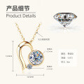 S925 Sterling Silver Butterfly Moissanite Layering Necklace-0-27