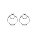 wholesale S925 Sterling Silver Light Luxury Pure Desire Style Zirconia Resin Drop French Elegance Super Sparkly Round High-End Sense Earrings Hoops for Women-0-9