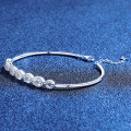S925 Sterling Silver Moissanite Bracelet, Women's Fashion Starry Wholesale-0-1