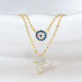 S925 Sterling Silver Butterfly Moissanite Layering Necklace-0-48