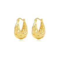 wholesale 925 Sterling Silver Cross-border Wholesale Niche Luxury Earrings,ins-E3251-Gold 925 Silver