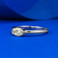 wholesale S925 Silver Simulation 4*6 Yellow Zircon Wealth Ring, Fashionable Minimalist and Versatile, Drop Shipping-0-2