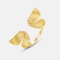 wholesale S925 silver gold-plated original design creative butterfly Italian brushed ring women's light luxury style jewelry wholesale-0-3