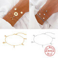 wholesale S925 Sterling Silver exquisite star geometric charm combination bracelet for women-0-3