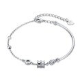 wholesale S925 Sterling Silver Classic Small Waist Single-sided Bracelet for Women, Fashionable Ins Niche Design, Versatile and Minimalist-0-4