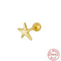 wholesale S925 Sterling Silver Geometric Star Diamond Cartilage Piercing Ear Studs-0-5
