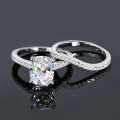 S925 Silver Double-Layer Stackable Fashion Zircon Ring Wholesale-0-2