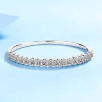 wholesale 925 Sterling Silver New High-Quality Moissanite Bracelet for Women Luxury High-End Full Star Bracelet Ready for Wholesale-2.48 carat moissanite &gt; 925 silver