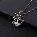 wholesale 925 Silver Designer High-End Natural Topaz Pendant, Tree of Life Design Series Necklace Pendant-0-1