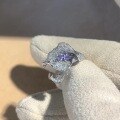 wholesale S925 Sterling Silver Fairy Purple Calla Lily Diamond Ring Floral Flower Ring, Niche Design, Luxurious and High-End Feel-0-5