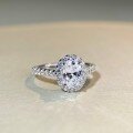 wholesale 925 Silver 15 Carat D Color Moissanite Engagement Ring for Women Wedding Gift-0-3