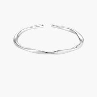 wholesale [Silver] Mobius s999 Pure Silver Bracelet for Women, Small Niche Design with High-End Feel, Gift for Girlfriend or Best Friend on Chinese Valentine's Day-sZ002909-2 Pure Silver