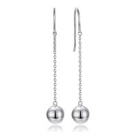 wholesale S925 Sterling Silver Women's Bow Pearl Earrings, Fashionable Multi-style Ear Accessories, Korean Personality Elegant Ear Studs Wholesale-TLEZ002 White Gold 925 Silver