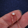 925 Silver Moissanite T Bubble Bracelet for Women Live Factory Direct-0-0