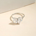 wholesale 925 Sterling Silver Cross-Border Europe and America Bestseller Minimalist Fashion Zircon Ring for Women-0-3