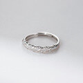 wholesale 925 Silver Fresh and Sweet Style Personalized Design Diamond-Inlaid Twisted Ring R02699-0-2