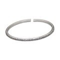 wholesale 9999 Pure Silver New Chinese Style Ancient Gold-Inlaid Auspicious Cloud Bracelet for Women, Solid Retro Literary National Trend Bangle-0-4