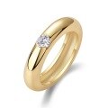 wholesale 925 Silver Gold Plated High-End Hypoallergenic Moissanite Ring, Ins Style New Arrival for Export-0-7