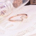wholesale 14K Rose Gold Women's Ring, 9K Gold Jewelry, Genuine 18K White Gold Diamond Color Shape Customization-0-1