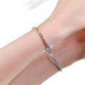 wholesale S925 Silver New Style Colorful Diamond Bracelet Summer Dopamine Rainbow Bracelet Fresh and Light Little Red Book Live-0-4