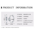 Sterling Silver Exaggerated European Cross-border Earrings with Moissanite Stars [Clearance Free Shipping]-0-19