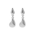 wholesale S925 Sterling Silver Korean Version INS Minimalist Design Versatile Teardrop Shape Earrings for Women-0-5