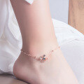 wholesale 925 Sterling Silver Clownfish Anklet for Women, Ins Niche Design High-End Ankle Chain, New Foot Jewelry Bare Chain-0-2