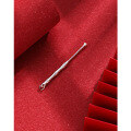 wholesale 999 Pure Silver Ear Spoon for Ear Wax, Thin Edge Round Head Solid Silver Ear Pick, Soft Ear Scoop Tool-0-3