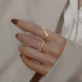 wholesale S925 Silver Serpent Ring for Women, Small and Niche Design, Sense of Luxury, Fashionable and Unique Spiritual Snake Index Finger Ring, New Release-0-3