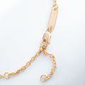 S925 Silver Bubble Bracelet with Champagne Gold/Rose Gold Plating-0-1