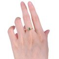 wholesale S925 Sterling Silver European and American New Marquise Simulated Emerald Luxury Halo Vintage Minimalist Ring-0-4