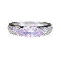 wholesale Metal material, Zhuo Zhifan Spring European and American Style Marquise Pink Diamond Geometric Diamond Ring Cross-Border Exclusive Best-Selling Accessories-0-4