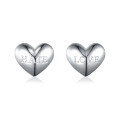 wholesale 925 Sterling Silver Double-Sided Letter Reversible Heart Ring and Stud Earrings for Women by Jingxu-0-5
