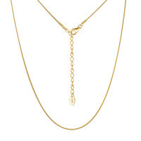 wholesale 925 Sterling Silver Snake Chain Necklace Women's Light Luxury Niche High-end Sense Wholesale Jewelry Accessories Cross-border-Electroplated gold snake bone necklace about 2.42g