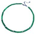 wholesale Silver High Jewelry Icy Imperial Green Chrysoprase Bead Strand 60mm Versatile Full Strand Necklace 40+8-0-4