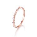 wholesale 18K Rose Gold Plated Fashion Commuter Diamond Ring for Women, Ins Fresh and Sweet Style, Set with Zircon, Gift-0-4
