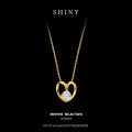 Metal Alloy Pendant Bohemian Amethyst Moissanite Necklace for Women-0-5