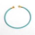 wholesale Open bracelet C-shaped beaded rope plain woven bracelet with sand gold accessories, women's red rope for zodiac year-0-14