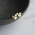 wholesale 9K Gold AU375 Plain Mickey Minnie Disney Classic Ear Studs-0-0