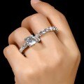 S925 Sterling Silver Two-Layer Stackable Zircon Ring, Clearance Sale with Free Shipping-0-0