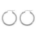 wholesale S925 Sterling Silver 370 Korean Version Ins Small and Minimalist Design Geometric Smooth Round Textured Earrings for Women-0-5