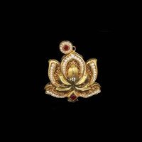 wholesale Gold Plated 925 Silver High-Carbon Steel Shakyamuni Buddha Mandala Pagoda Pendant-Ksitigarbha Bodhisattva 925 silver