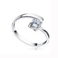 wholesale S925 Sterling Silver Cloud Link Ring, Couple Rings, Wedding Bands, Cross-Border Bestseller Rings, Direct from Manufacturer-0-6