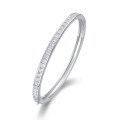 wholesale [Sterling Silver] Fashion Square Moissanite Light Luxury High-End Sense Bracelet, Internet Famous Best-Selling High Version Women's Tarnish-Resistant Bangle-0-1