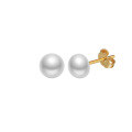 wholesale S925 Sterling Silver Cloud-Pull Earrings with 3-6mm Freshwater Pearls, Simple Design, Korean Style Factory Direct-0-14