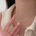 wholesale S925 Sterling Silver Minimalist Versatile Love Heart Necklace for Women, Small and Exquisite Design, Elegant and Sophisticated Heart-shaped Collarbone Chain-0-2