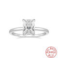 wholesale S925 Sterling Silver luxurious high-end carat diamond ring with ultra-sparkling pave setting for engagement-0-14